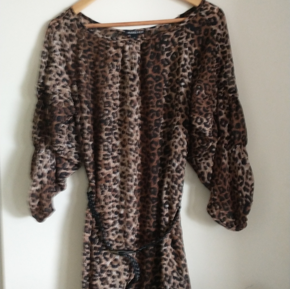 Cheetah lacey dress